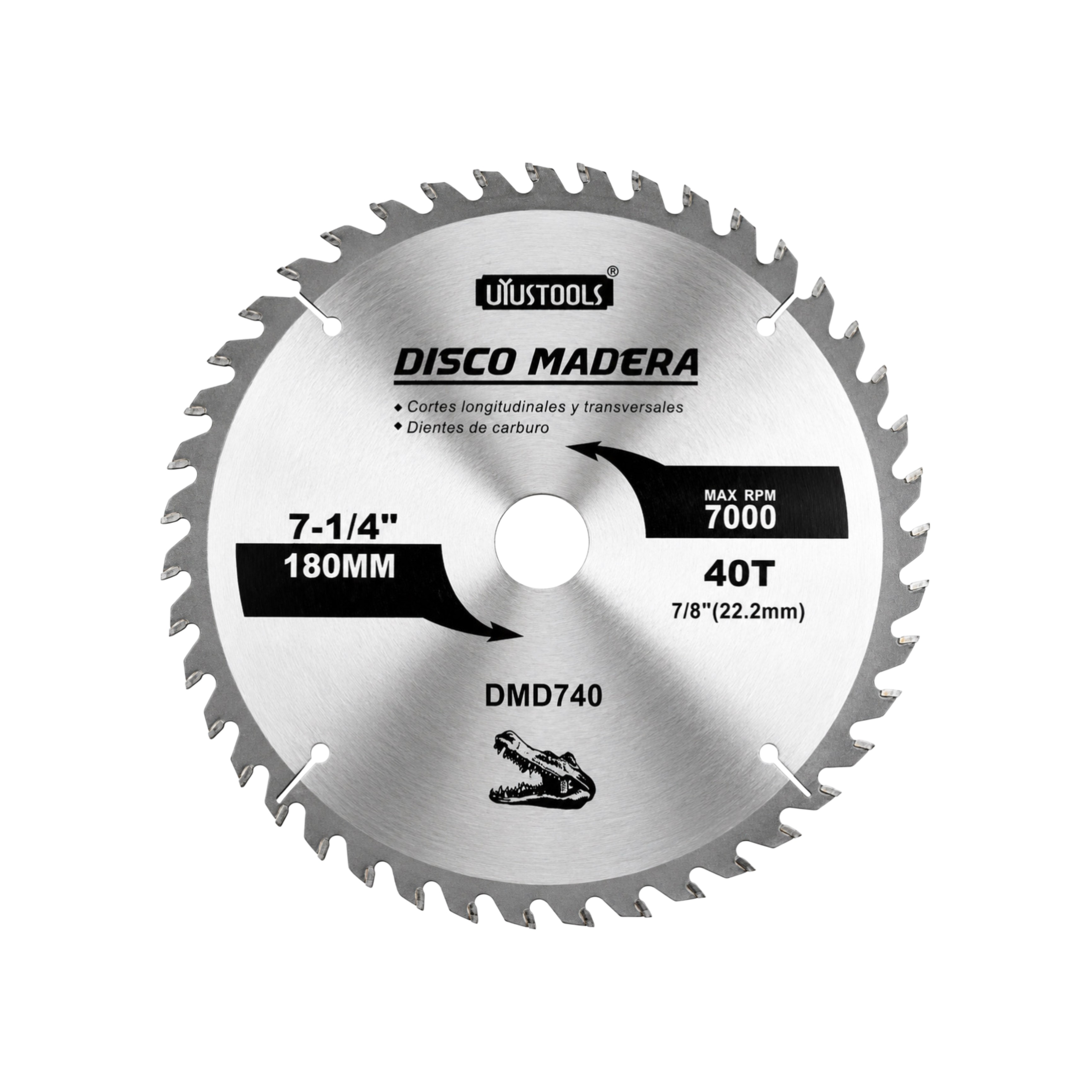 Disco de Madera 7-1/4" 40T